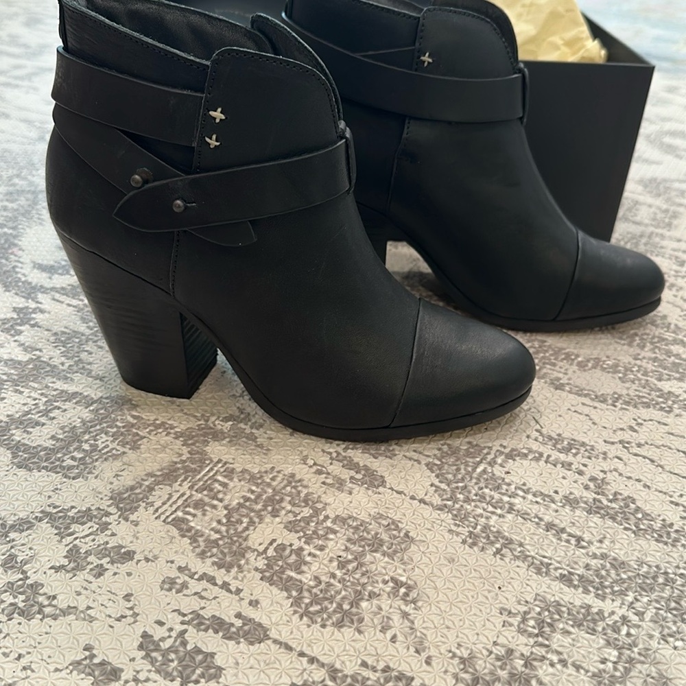 Rag & Bone Black Ankle Boots NWT